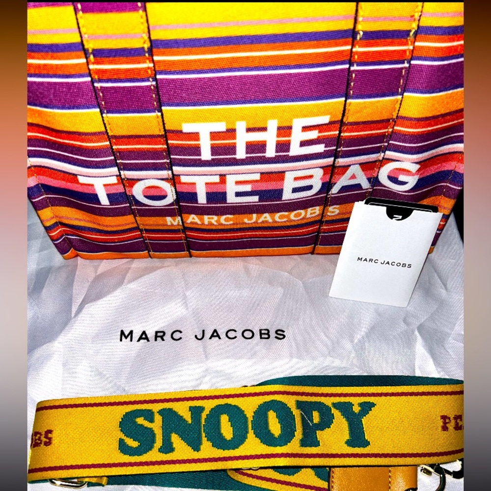 MARC JACOBS PEANUTS SNOOPY EDITION CANVAS TOTE